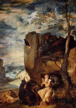 疊戈 羅德裡格斯 德 蓆爾瓦 委拉斯貴支 St. Anthony Abbot and St. Paul the Hermit